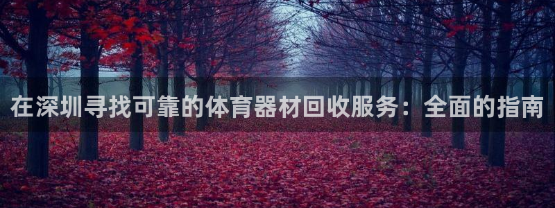 耀世娱乐黑钱吗：在深圳寻找可靠的体育器材回收服务：全