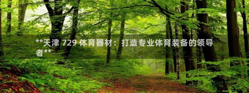耀世平台网址：**天津 729 体育器材：打造专业体