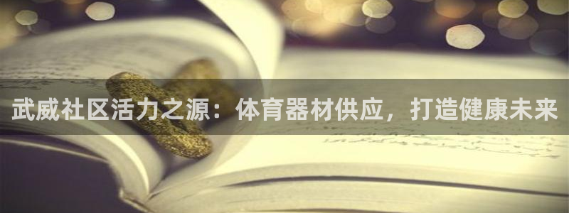 耀世娱乐是个什么平台：武威社区活力之源：体育器材供应
