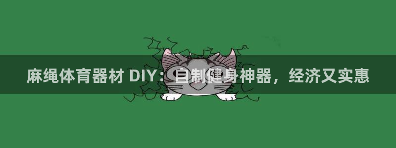 耀世集团视频直播怎么样：麻绳体育器材 DIY：自制健