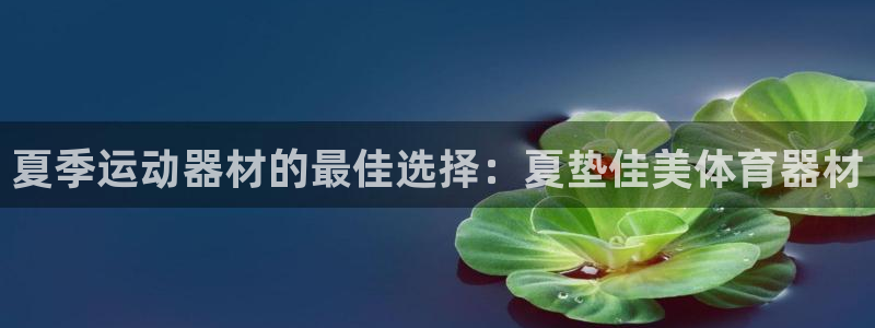 耀世小说全文免费阅读：夏季运动器材的最佳选择：夏垫佳
