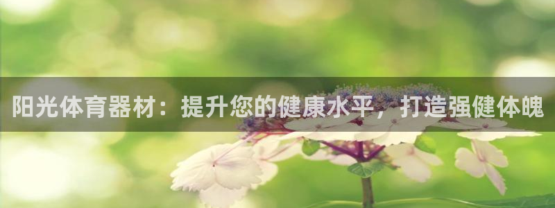 耀世平台开户要求：阳光体育器材：提升您的健康水平，打