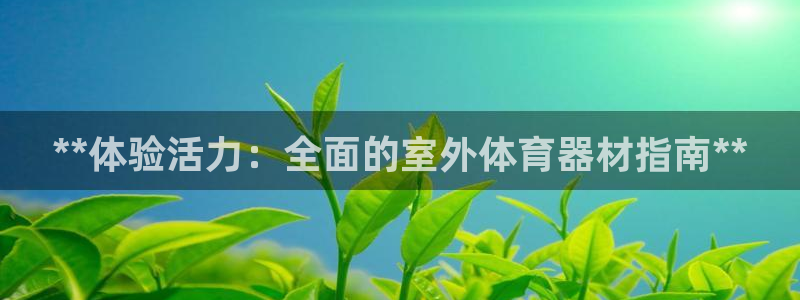 耀世平台注册最新地址：**体验活力：全面的室外体育器