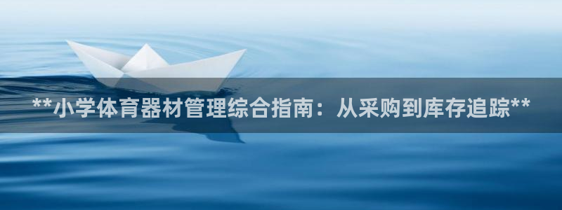 耀世娱乐平台官网首页：**小学体育器材管理综合指南：