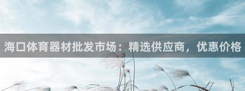 耀世平台马 5O6917 耀世：海口体育器材批发市场