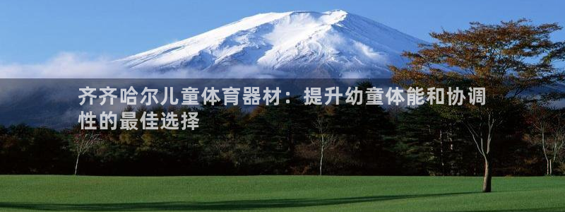 耀世集团董事长个人简历：齐齐哈尔儿童体育器材：提升幼
