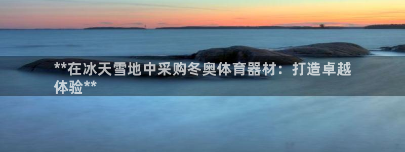 六星耀世什么意思：**在冰天雪地中采购冬奥体育器材：